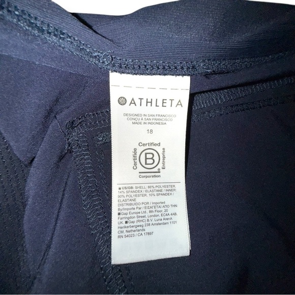 ATHLETA Brooklyn Mid Rise 16” Skort - Navy Women’s 18 - Picture 8 of 10